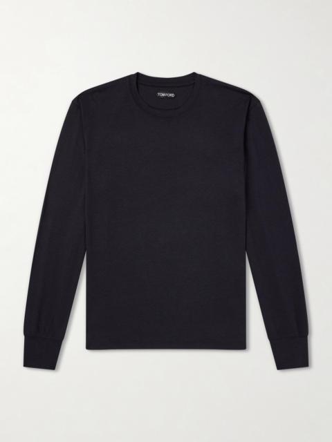 TOM FORD Slim-Fit Lyocell and Cotton-Blend Jersey T-Shirt
