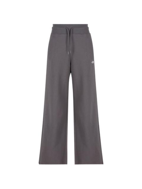 The North Face embroidered logo wide-leg trousers