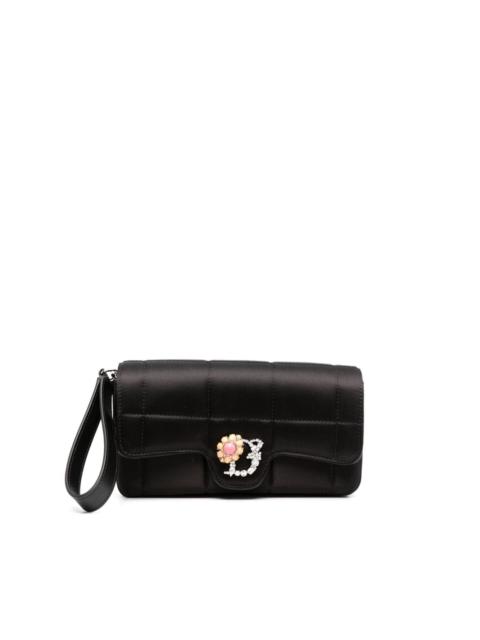 D2 Statement quilted clutch bag