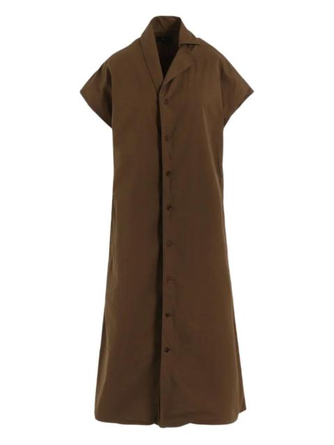 Y's short-sleeve button-front dress