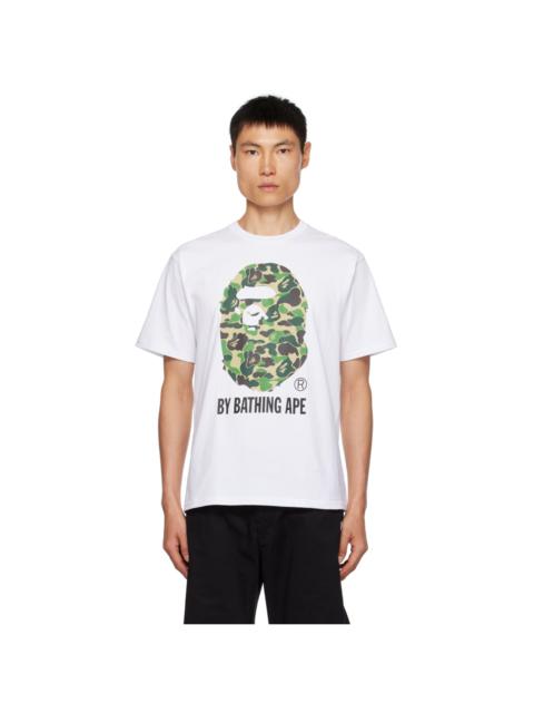 A BATHING APE® White ABC Camo T-Shirt