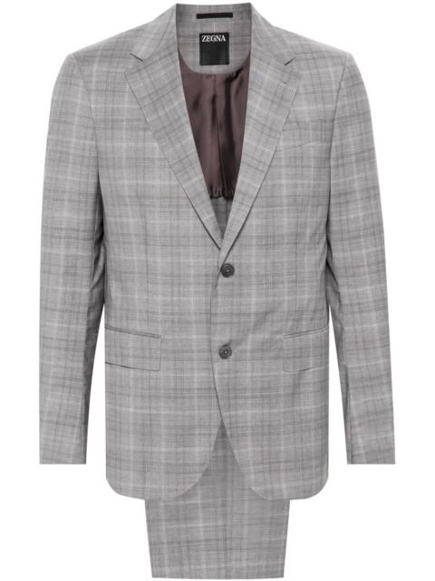 ZEGNA checked single-breasted suit