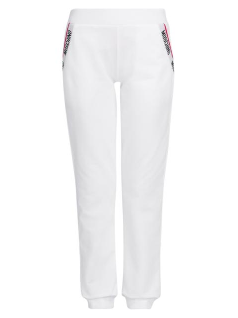 Moschino Women's Stretch-Cotton Jogger Pants - White