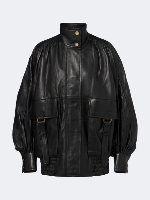 Zimmermann Valiant leather bomber jacket