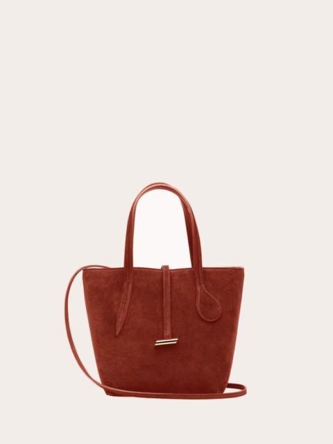 Liffner SPROUT TOTE MINI RUST SUEDE
