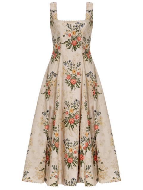 Agua by Agua Bendita Pistilo Isolda Midi Dress