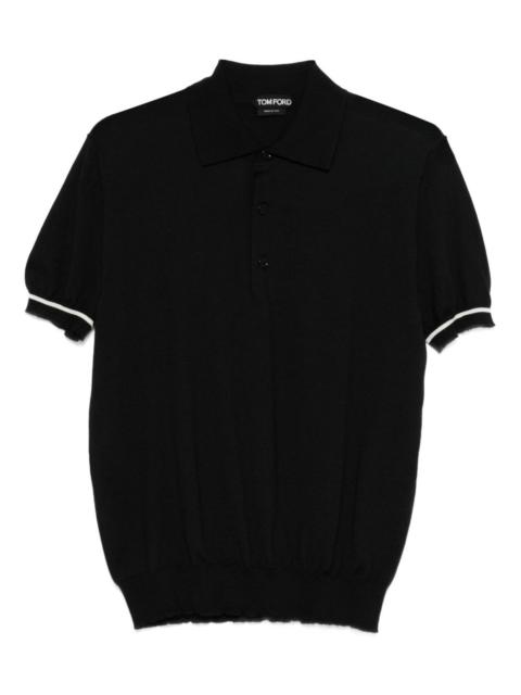 TOM FORD contrast-trim polo shirt