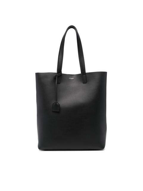 SAINT LAURENT Bold leather tote bag