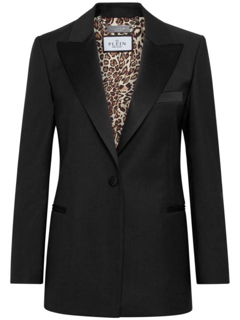 PHILIPP PLEIN peak-lapels single-breasted blazer