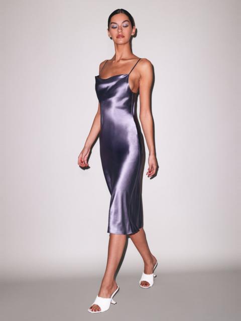 Fleur du Mal Cowl Neck Slip Dress