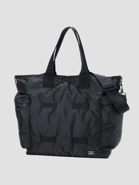 Nigel Cabourn Porter-Yoshida & Co Force 2Way Tote Bag in Black