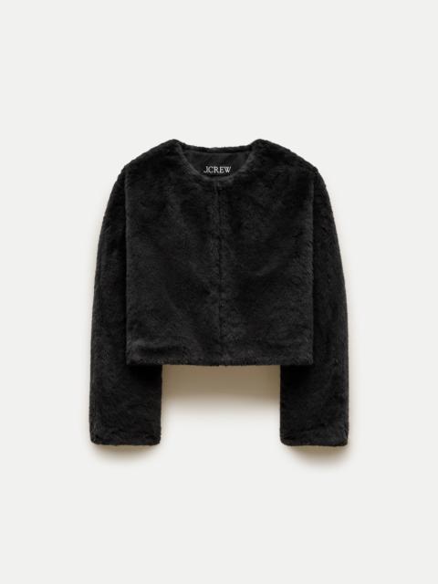 J.CREW Faux-fur lady jacket