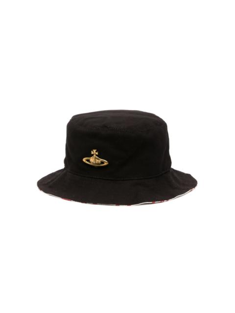 Orb-plaque bucket hat