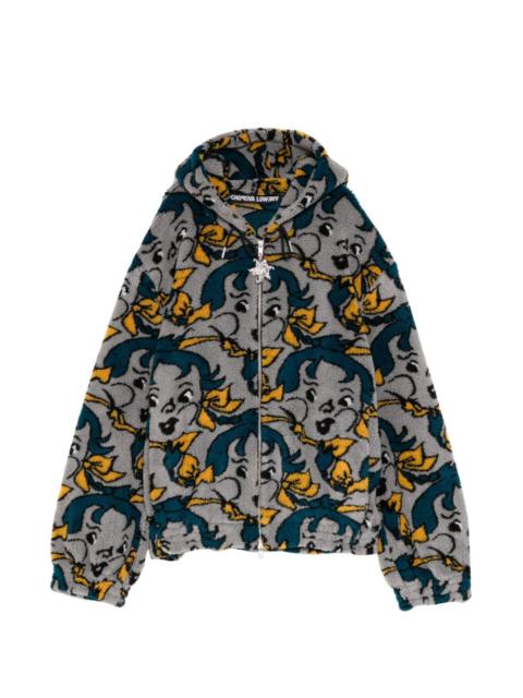 Chopova Lowena Cheeky Girl fleece hoodie