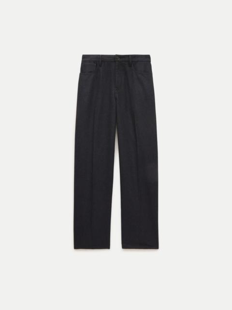 J.CREW Tapered trouser pant in wool-blend flannel
