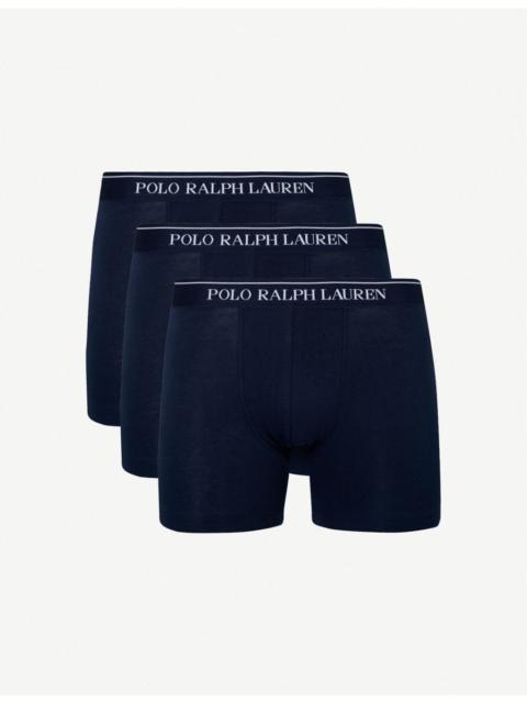 Polo Ralph Lauren Pack of three slim-fit stretch-cotton boxer briefs