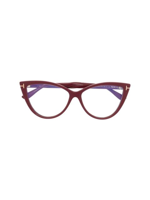 TOM FORD cat-eye frame glasses