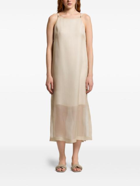 PESERICO thin-strap midi dress