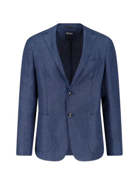ZEGNA button single-breasted blazer