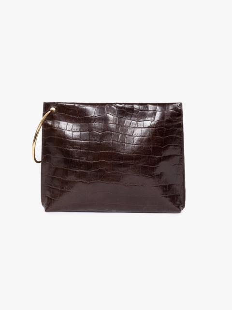 Dries Van Noten LEATHER RING CLUTCH