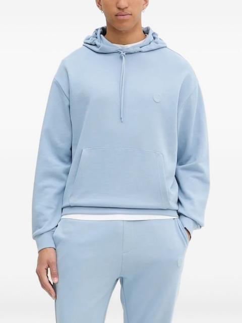 HUGO logo-patch hoodie
