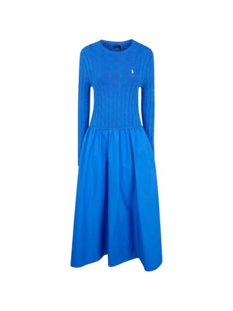 Polo Ralph Lauren cable-knit midi dress