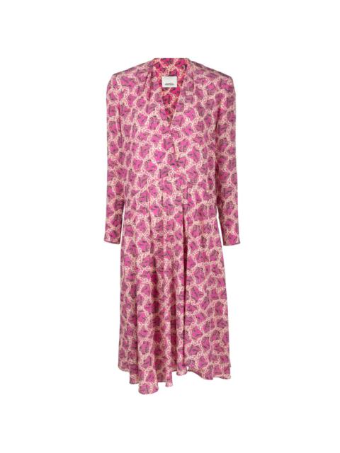 Isabel Marant Patel silk blend midi dress