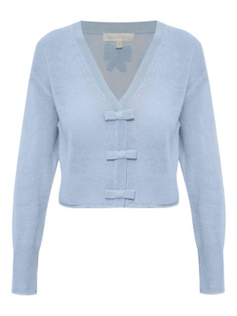 LoveShackFancy Luisella bow cardigan