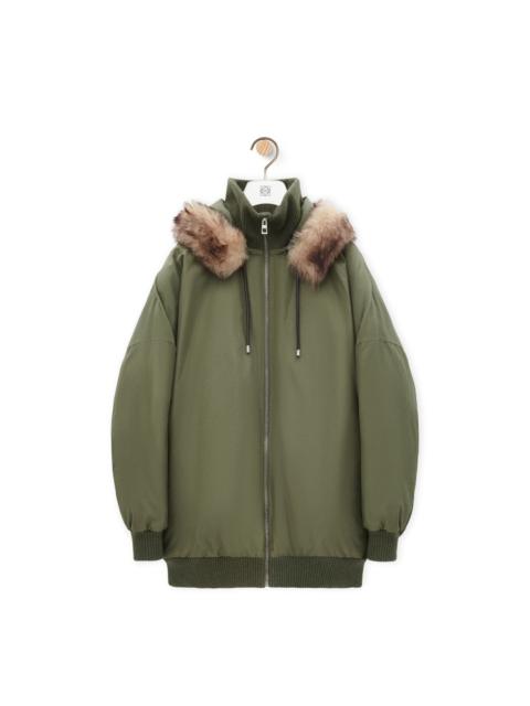 Loewe Puffer coat in technical cotton