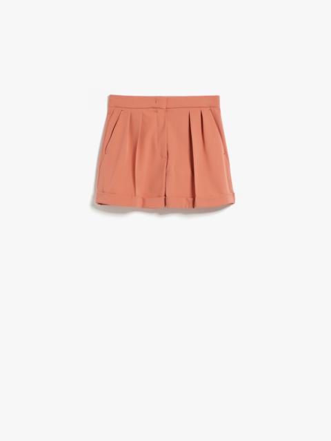 Max Mara BORMIDA Gabardine wool shorts