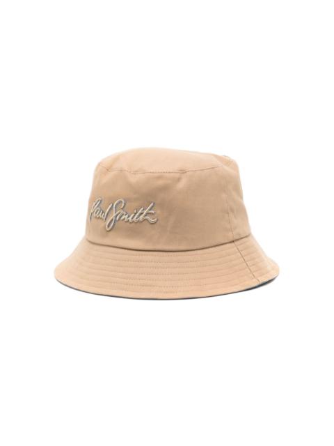 Paul Smith Shadow Logo cotton bucket hat