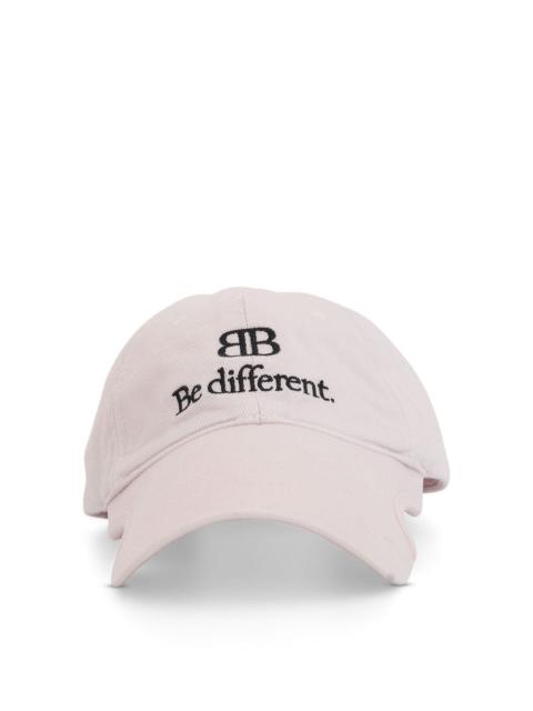 BALENCIAGA Be Different Cap in Ecru/Black