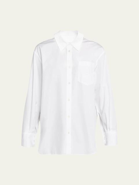 MARIA McMANUS Oversized Long-Sleeve Tunic Shirt