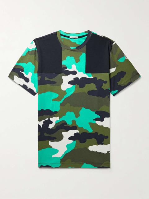 Camouflage-Print Cotton-Jersey T-Shirt