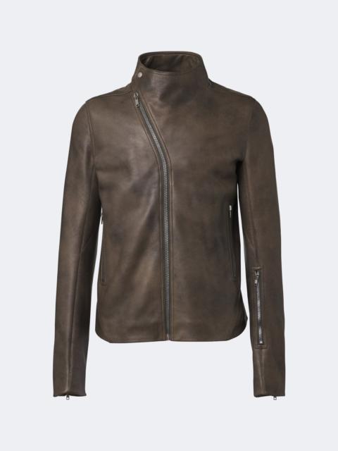 Rick Owens Release leather biker jacket