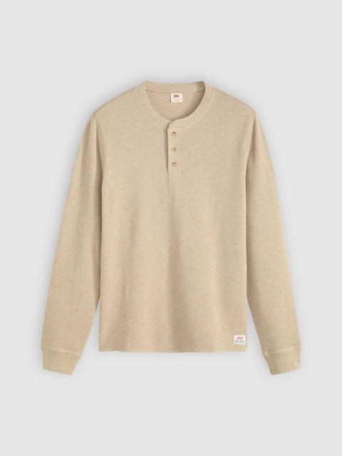 Levi's LONG-SLEEVE DRY GOODS HENLEY