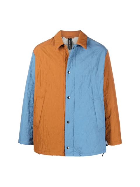 Mackintosh padded diamond-quilted shirt-jacket
