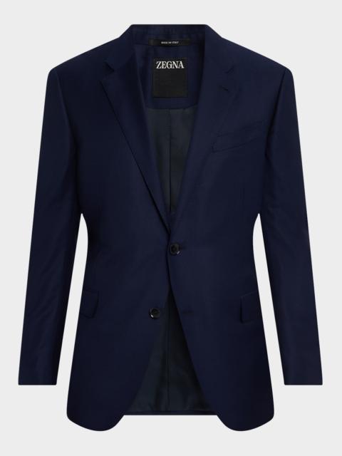 ZEGNA Men's Solid Wool Blazer