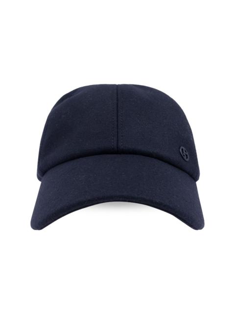 GIORGIO ARMANI logo-patch baseball cap