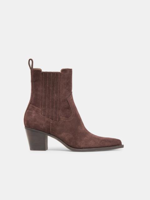 dolce vita SLIM BOOTIES MAHOGANY SUEDE
