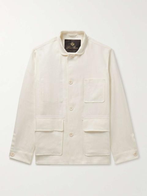 Spagna Herringbone Linen Jacket