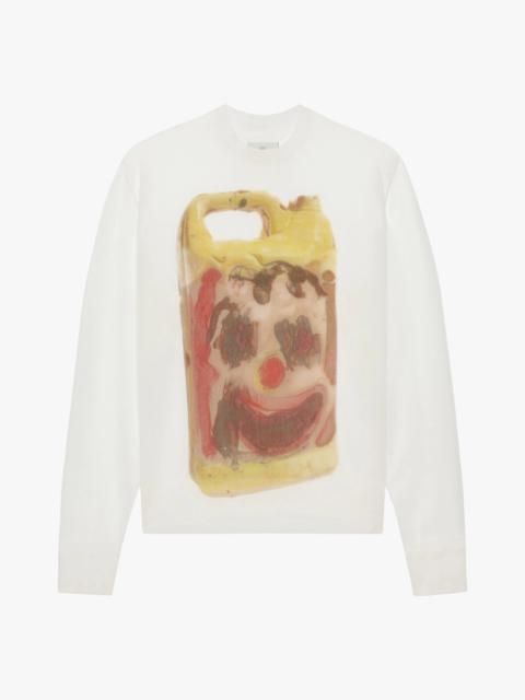 Givenchy SWEATER IN TRANSPARENT NYLON WITH CERAMIC PRINT