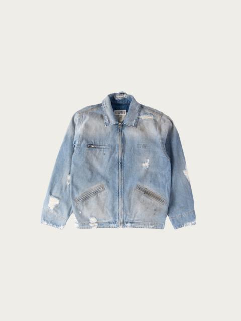MM6 Maison Margiela Denim Zip Jacket - Worn
