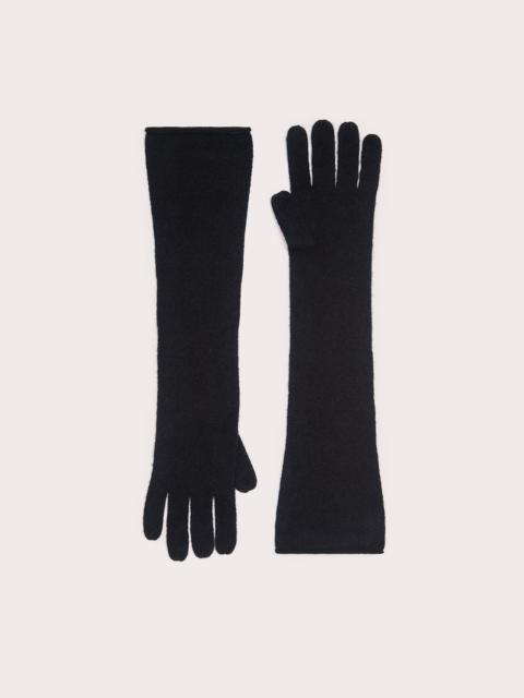 BY FAR LINZ GLOVES BLACK CASHMERE