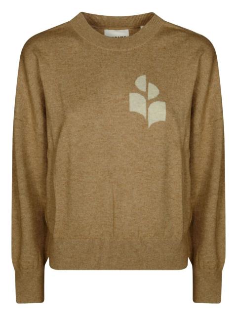 Marisans logo-jacquard jumper