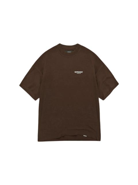 REPRESENT Represent Owner's Club T-Shirt Brown/White