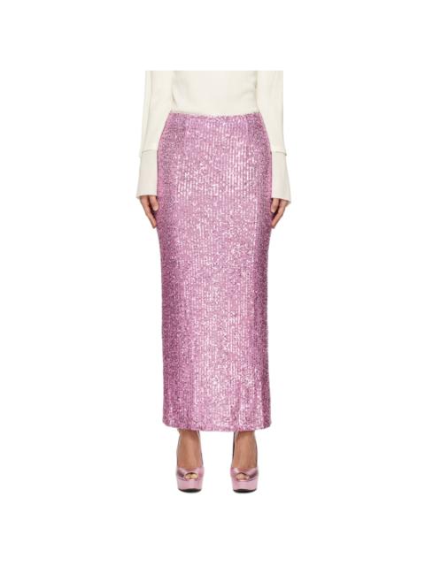 TOM FORD high-waist sequinned maxi 스커트