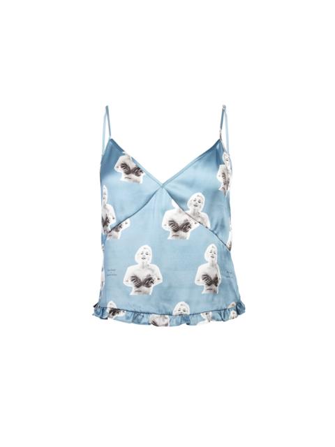 Fleur du Mal Marilyn Ruffle Cami