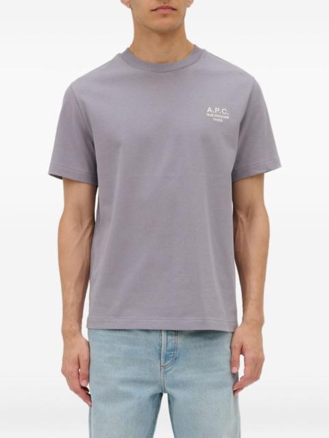 A.P.C. logo-detail short-sleeve T-shirt
