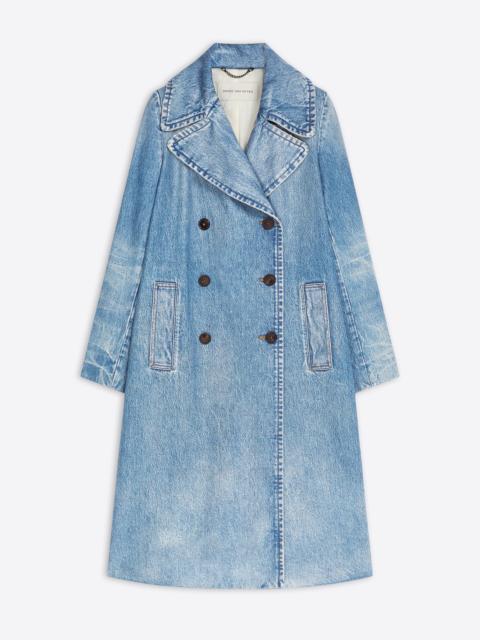 Dries Van Noten DOUBLE BREASTED DENIM COAT